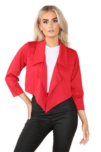 Ladies cropped style waterfall - cropped,