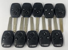 10 X HONDA 3 BUTTON REMOTE KEY