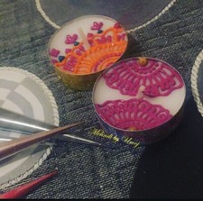 Henna Mehndi Tealights-Set Of