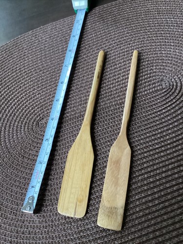Vintage wood wooden spatula - wooden,