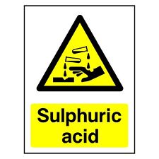 Sulphuric Acid Sign or Sticker | CHEM0050
