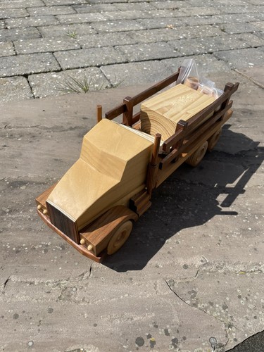 Large wooden lorry