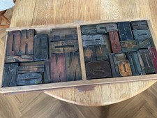 LARGE  WOODEN Letterpress