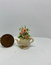 12th Scale  Roses In Teapot