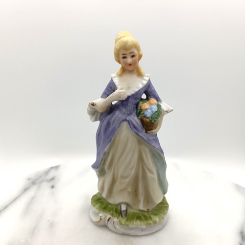 Vintage porcelain lady - porcelain,
