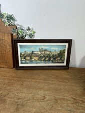 Vintage Prague Print Signed