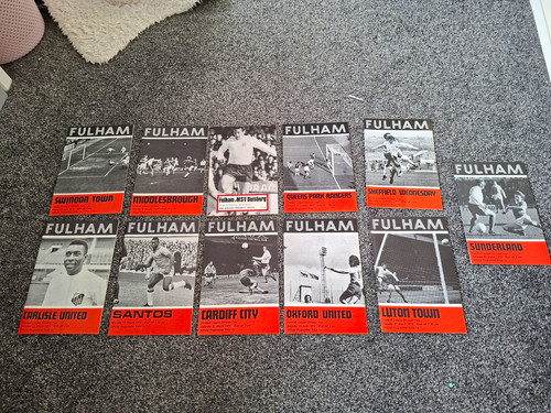 Fulham match programme bulk - fulham,