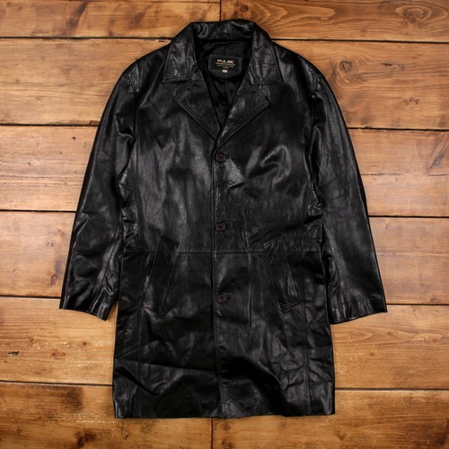 Vintage pulse leather jacket - leather, s