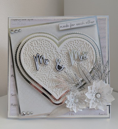 Wedding handmade card - wedding, 8x8
