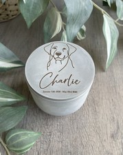 Personalised Labrador dog Urn