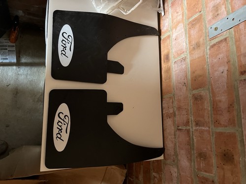 Ford mudflaps pair - pair, nos