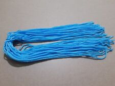 Macrame Braided Blue Nylon Cord 3mm DIY Project 35 Strands Of 60 Cm, Used. 