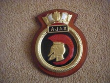 Royal Navy HMS Ajax ships crest