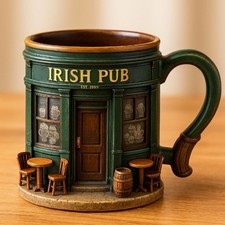 Funny Coffee Cup 3D Resin