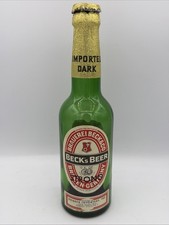 Becks Beer Vintage Green Empty