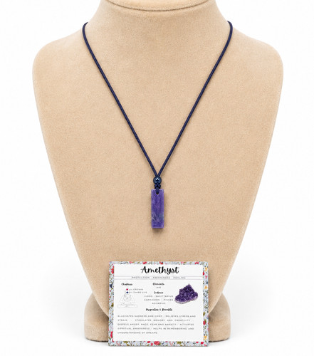 Natural amethyst crystal - natural,