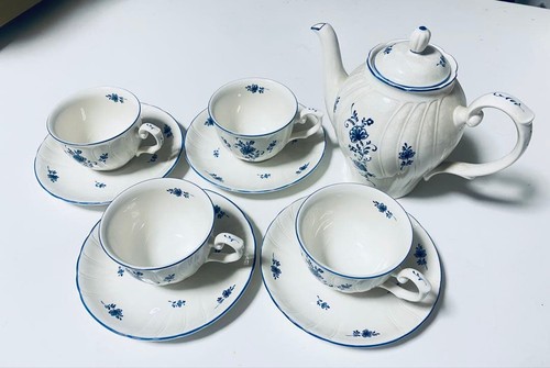 Noritake tea cup pot set - noritake,