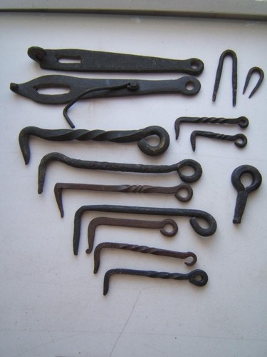 Antique lot hand forged - antique, 11