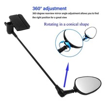 1 Pair Helmet Rearview Mirror