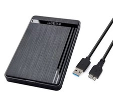 2.5” SATA to USB 3.0 Hard Drive Enclosure Case for SSD HDD External Storage