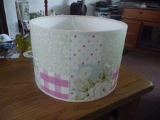 handmade lampshade in Fryetts Floral patchwork