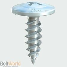 4.2 X 13.5 WAFER HEAD DRYWALL / DRY LINING SCREWS, SHARP POINT ZINC PLATED