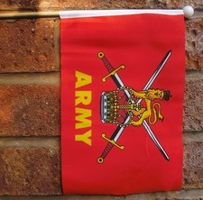 BRITISH ARMY HAND WAVING FLAG