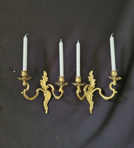 Pair candle holders vintage - pair,