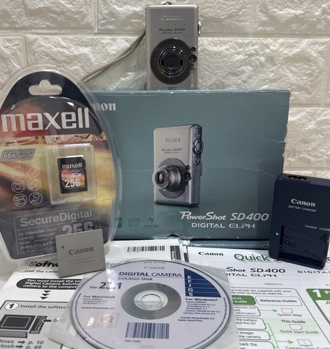 Canon powershot sd400 0mp - canon, 5.0mp