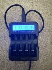  AA Battery Kratax 1.5V AA Rechargeable Lithium Batteries AA LCD Charger