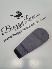 iCandy Peach 6 pushchair strap cover crotch pad Light Grey Check Replacement