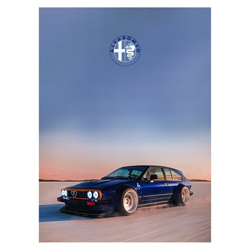 Classic car racing - classic, poster