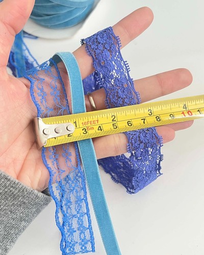 Blue lace - 50cm, )
