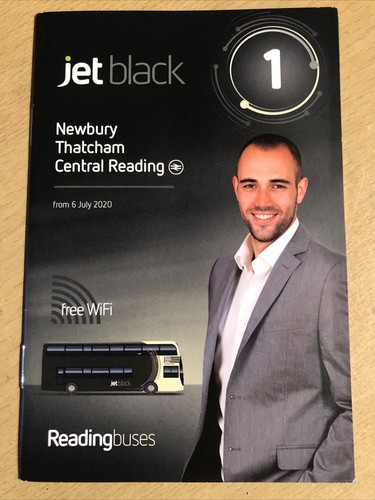 Reading buses jet - black, route