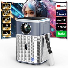 4K Projector with 5G WiFi