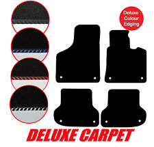 Audi A3 Sportback 2004-12 Tailored Car Mats Deluxe Carpet & Edging 8 clips 4pcs