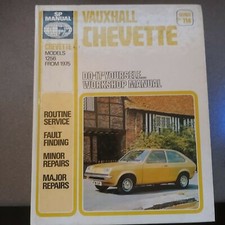 Vauxhall Chevette Workshop Manual by SP Manuals Number 114