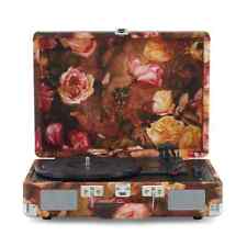 Crosley Cruiser Vinyl Turntable Record Player Speakers Retro Briefcase Floral