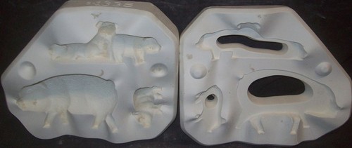 Ceramic mold molds pig wall - ceramic,