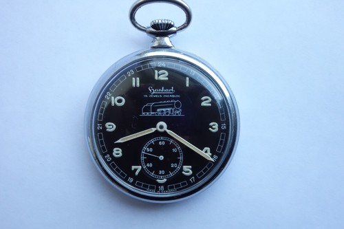 Rare hanhart railwayman pocket - hanhart,