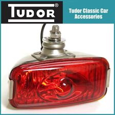 Classic Car Rear Fog Light Lamp 12v Glass Lens Stainless Steel Body Universal