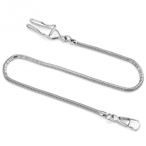 Silver snake shape - snake-shape, fob