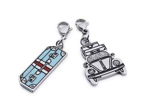 Necklace charms with - charms,