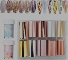 Nail Art - 12 Rolls Nail Foil