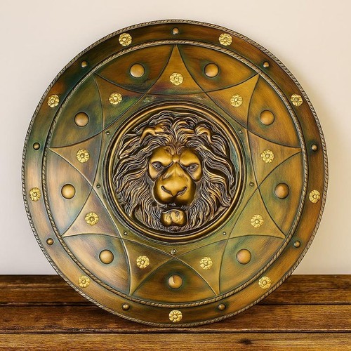 Inch medieval lion shield - inch,