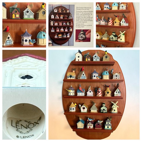 Vtg lenox miniature - lenox, birdhouse