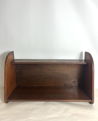 Vintage oak book stand - oak, with