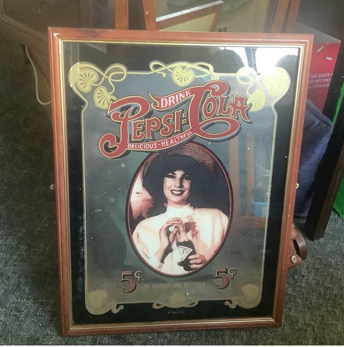 Large vintage pepsi cola - vintage,