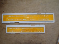 2 x Rotring Lettering Stencils