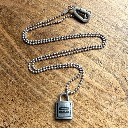 Allsaints padlock silver - padlock,